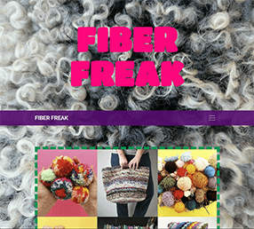 fiber freak website snapshot