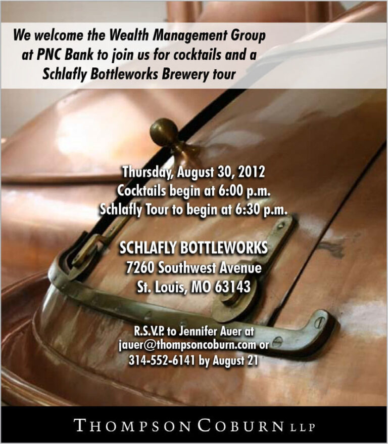 brewery tour invitation