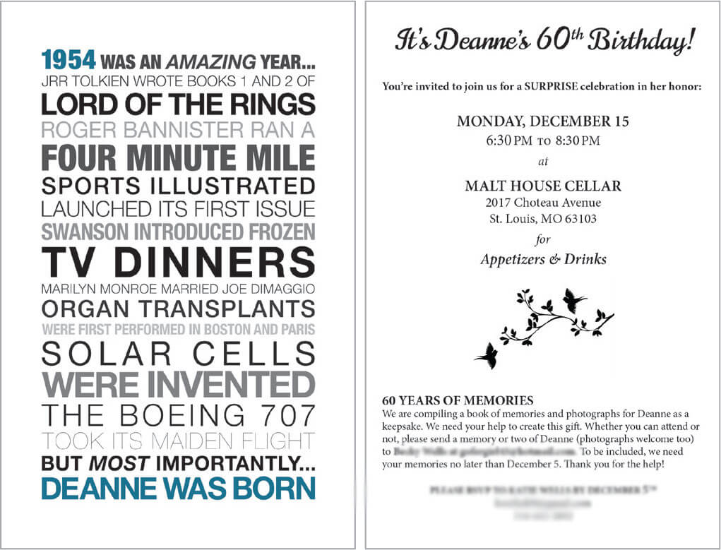 party invitation